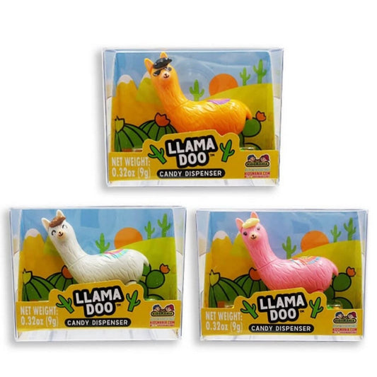 Bala com Mini Dispenser Llama Doo 9g Candy