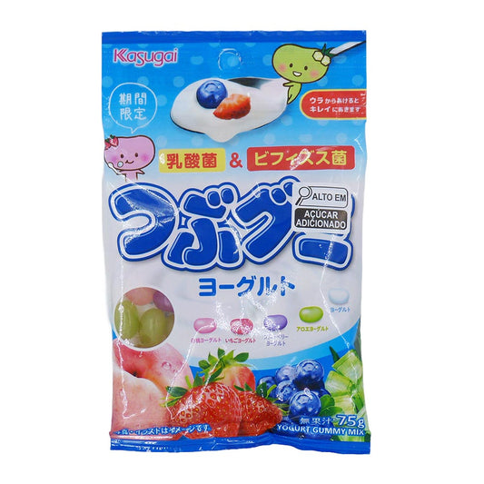 Bala de Goma Sabor Iogurte 80g Kasugai