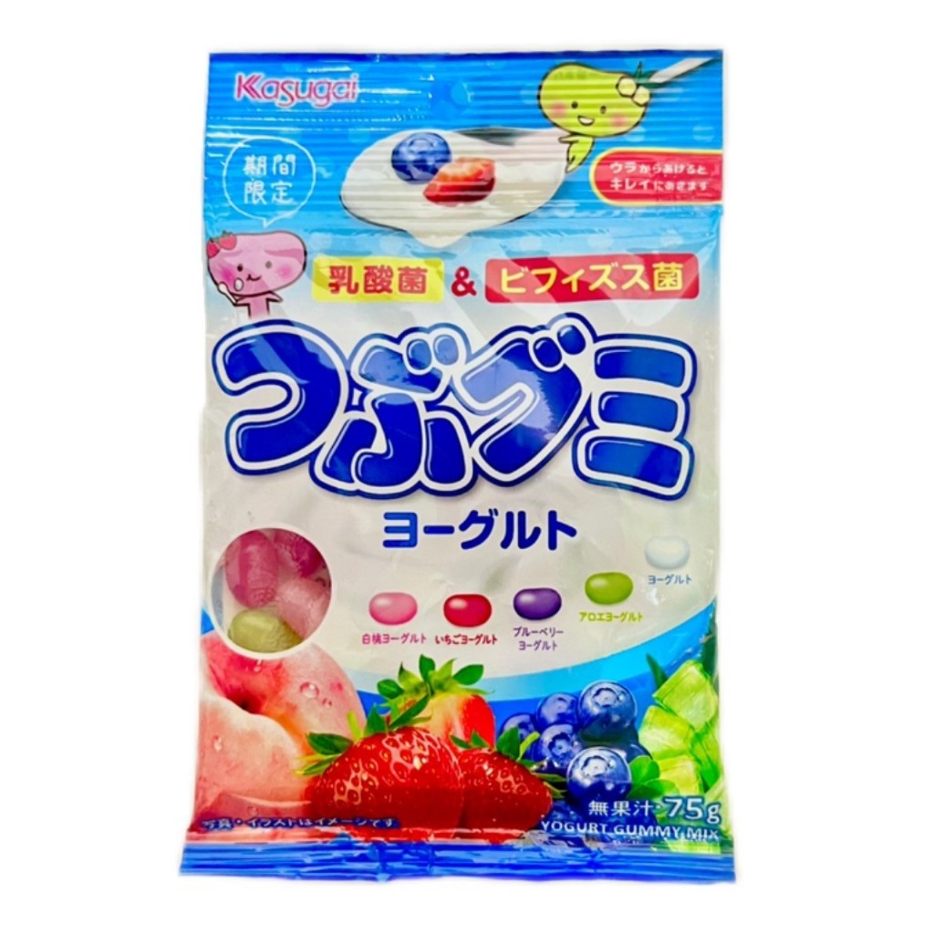 Bala de Goma Sabor Iogurte 80g Kasugai