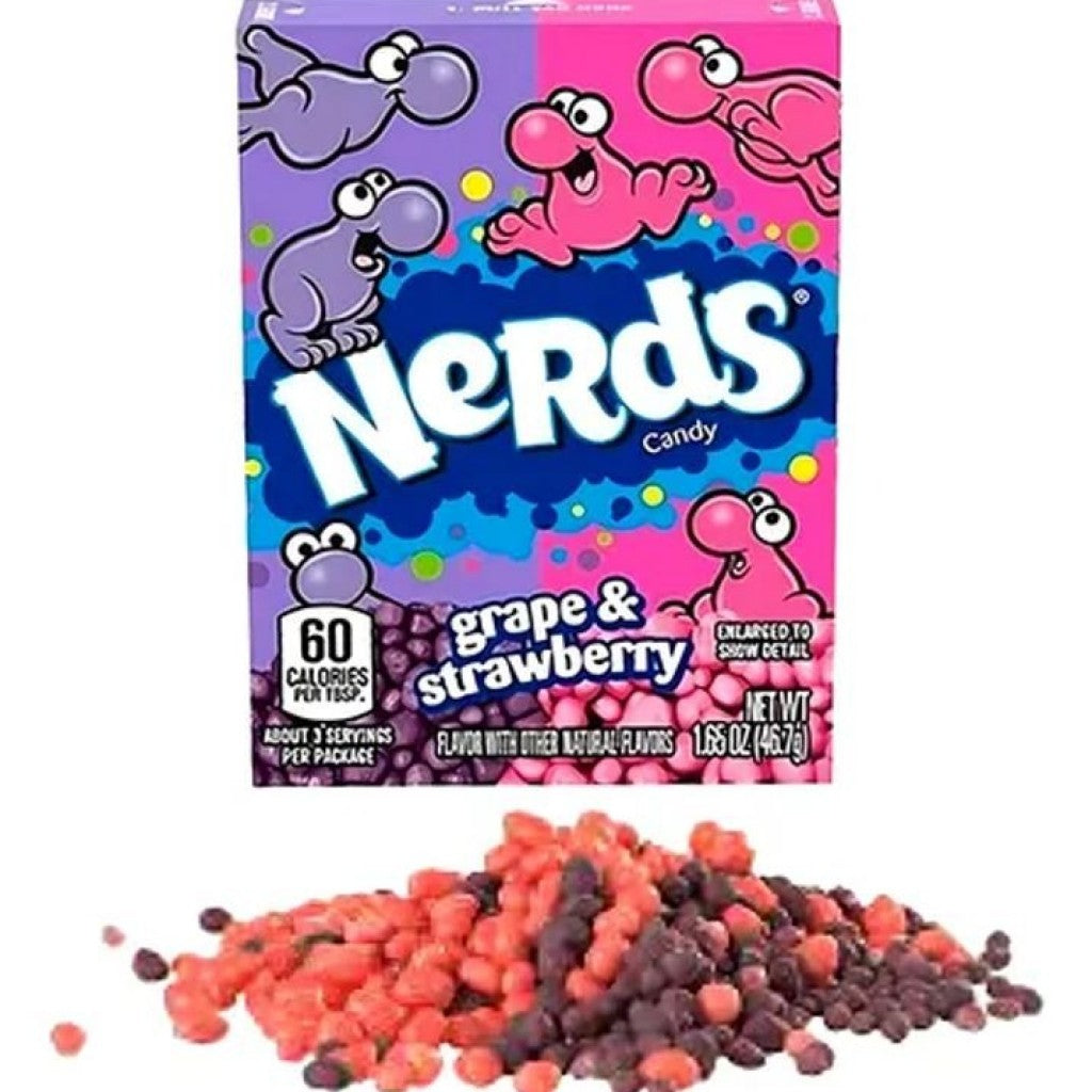 Bala sabor Uva e Morango 46,7g Nerds