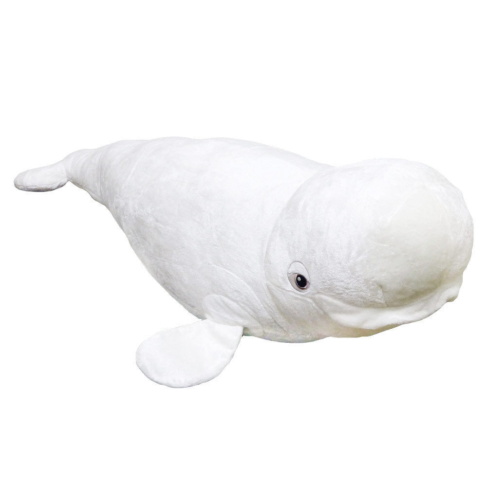 Baleia Branca de Pelúcia 25cm