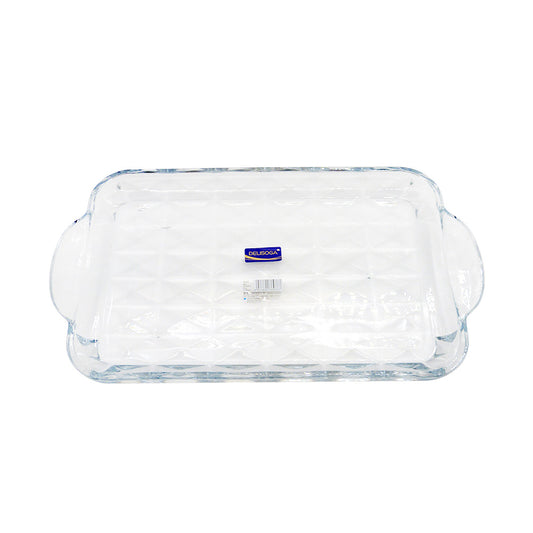 Bandeja de vidro 38,7 X 22,5 X 2,8 CM Dolce Home