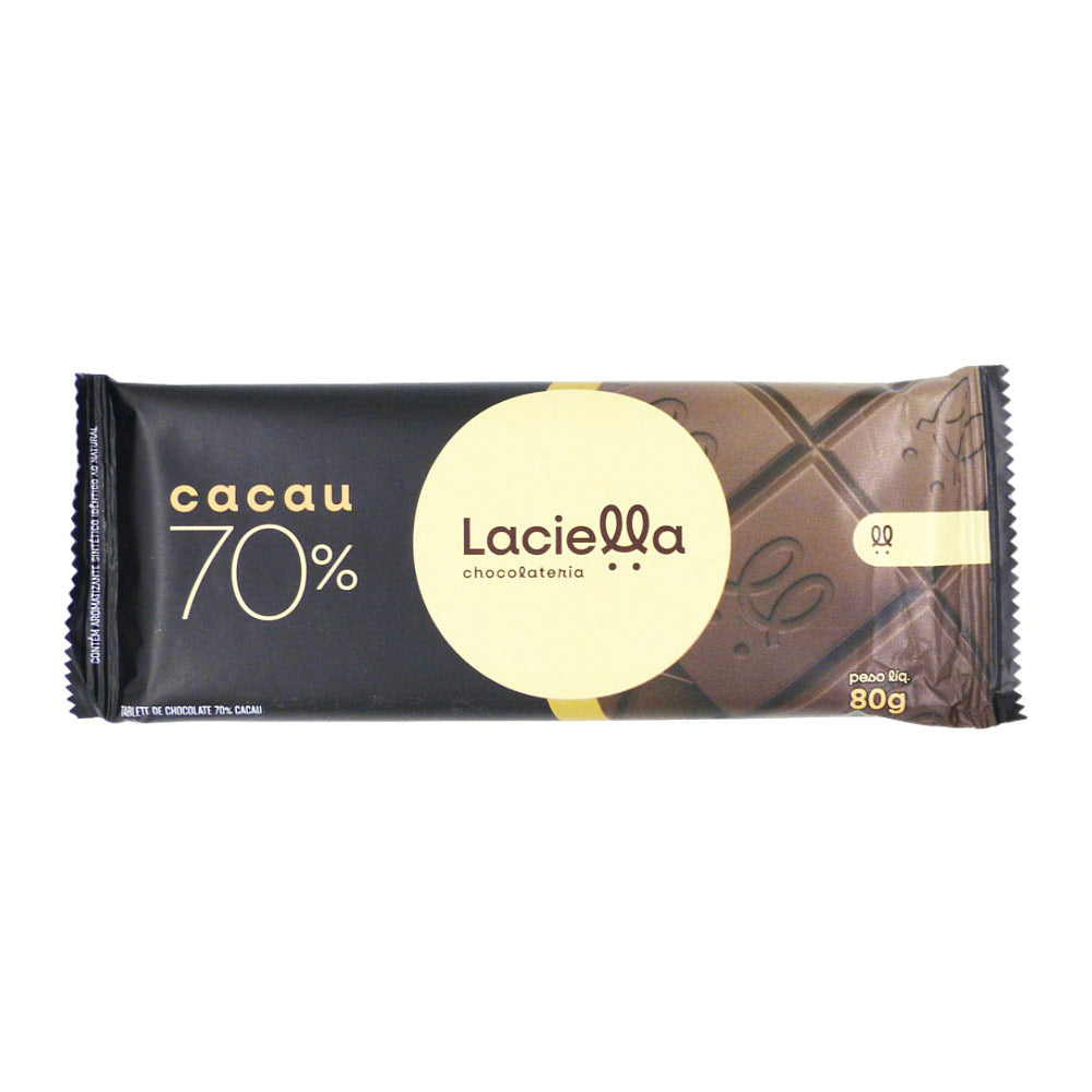 Barra de Chocolate 70% Cacau 80g