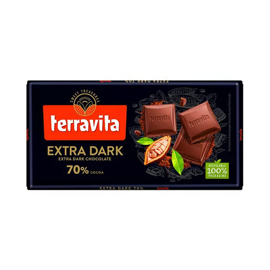 Barra de Chocolate Extra Dark 70% 90g