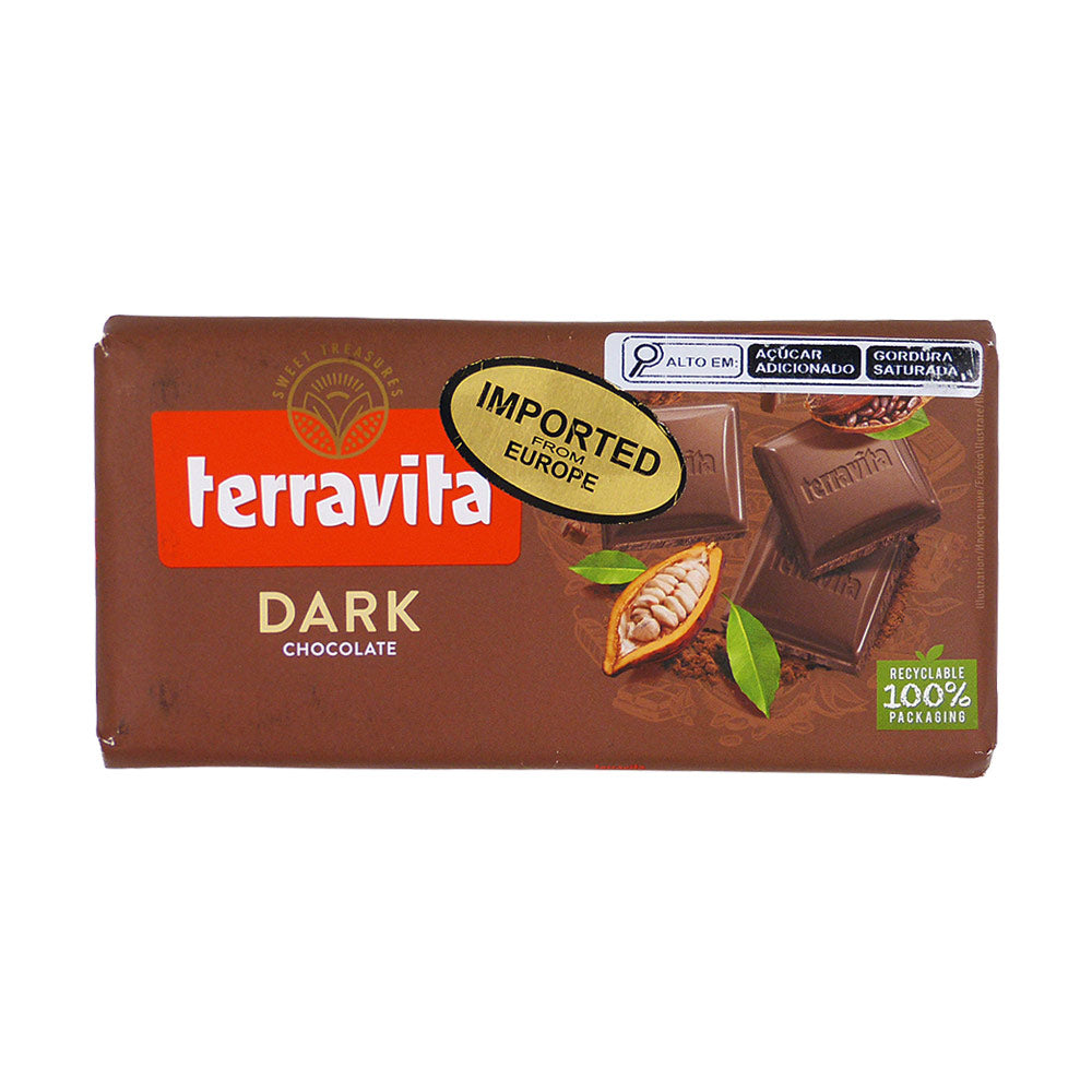 Barra De Chocolate Meio Amargo 50% Cacau 100g