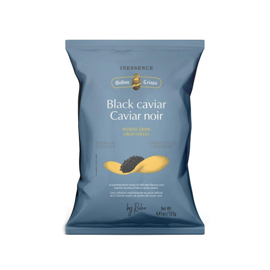 Batata Chips Caviar Negro 125g Rubio