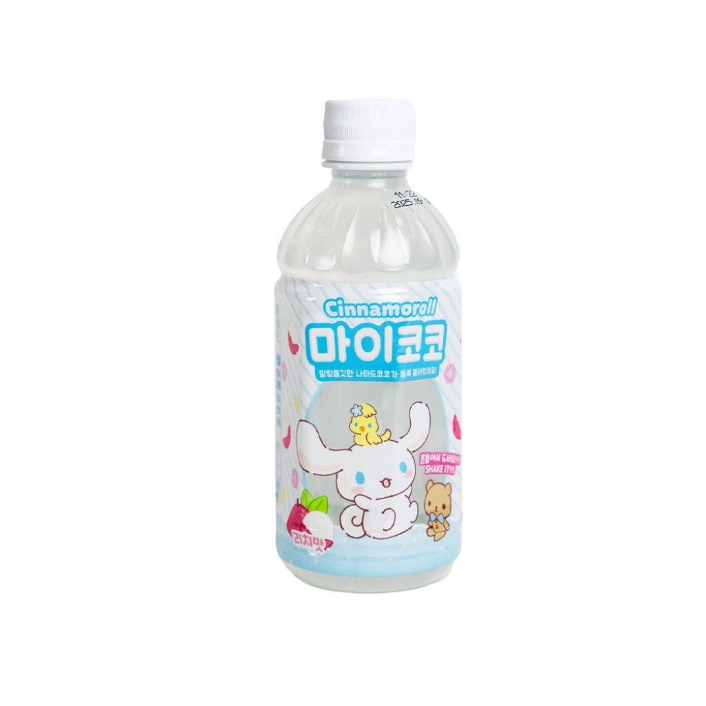 Bebida Saborizada de Lichia com Fruta Adoçada My Coco Lychee 340ml Sanrio