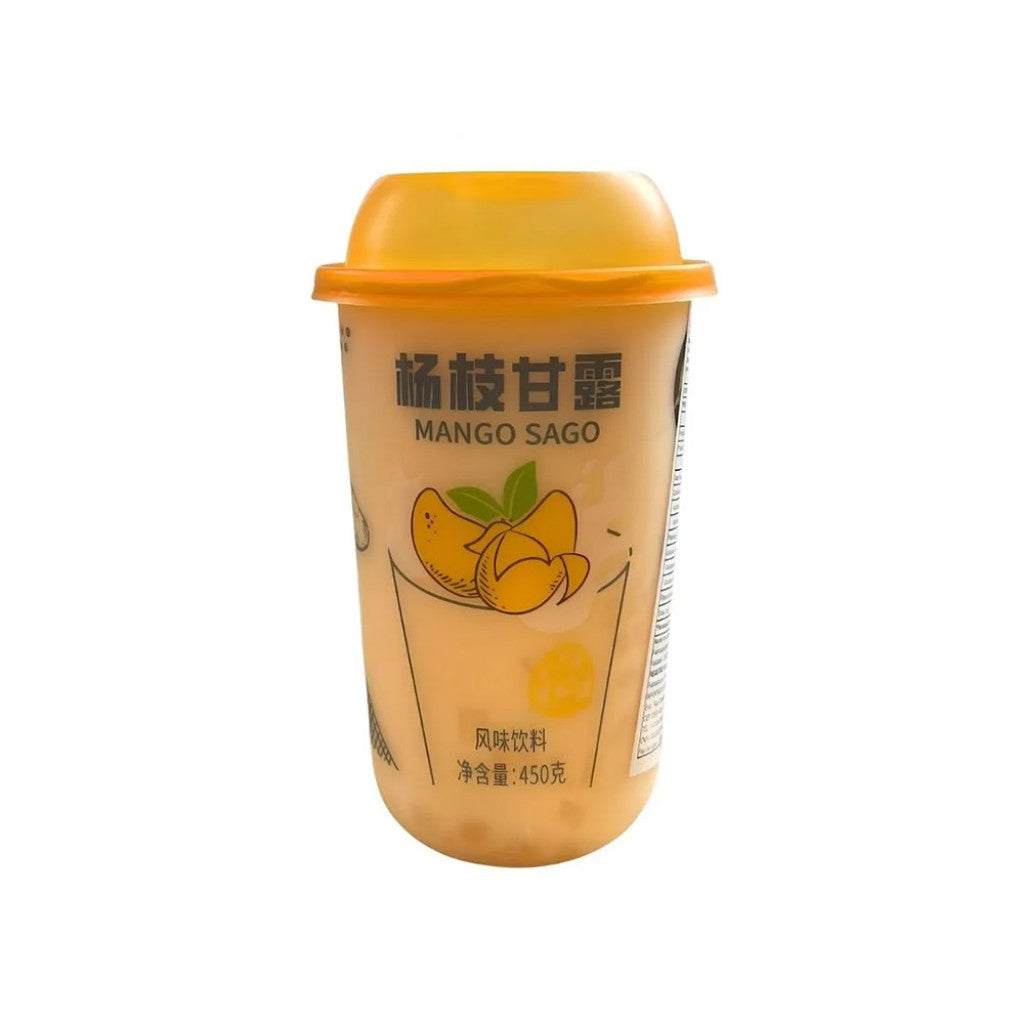 Bebida Sabor Manga Sagu e Nata de Coco 450g Qianzhen