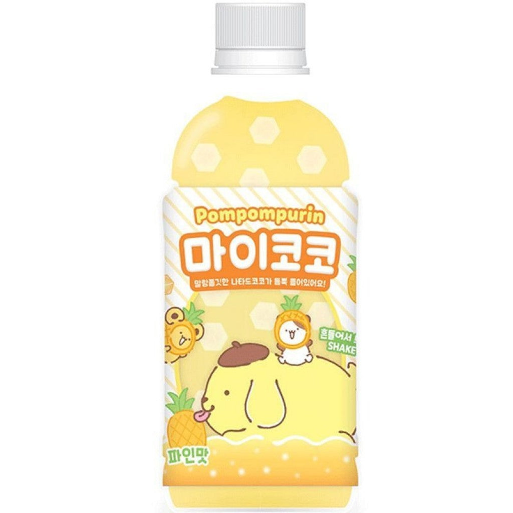 Bebida Saborizada de Abacaxi com Fruta Adoçada My Coco Pineapple 340ml Sanrio