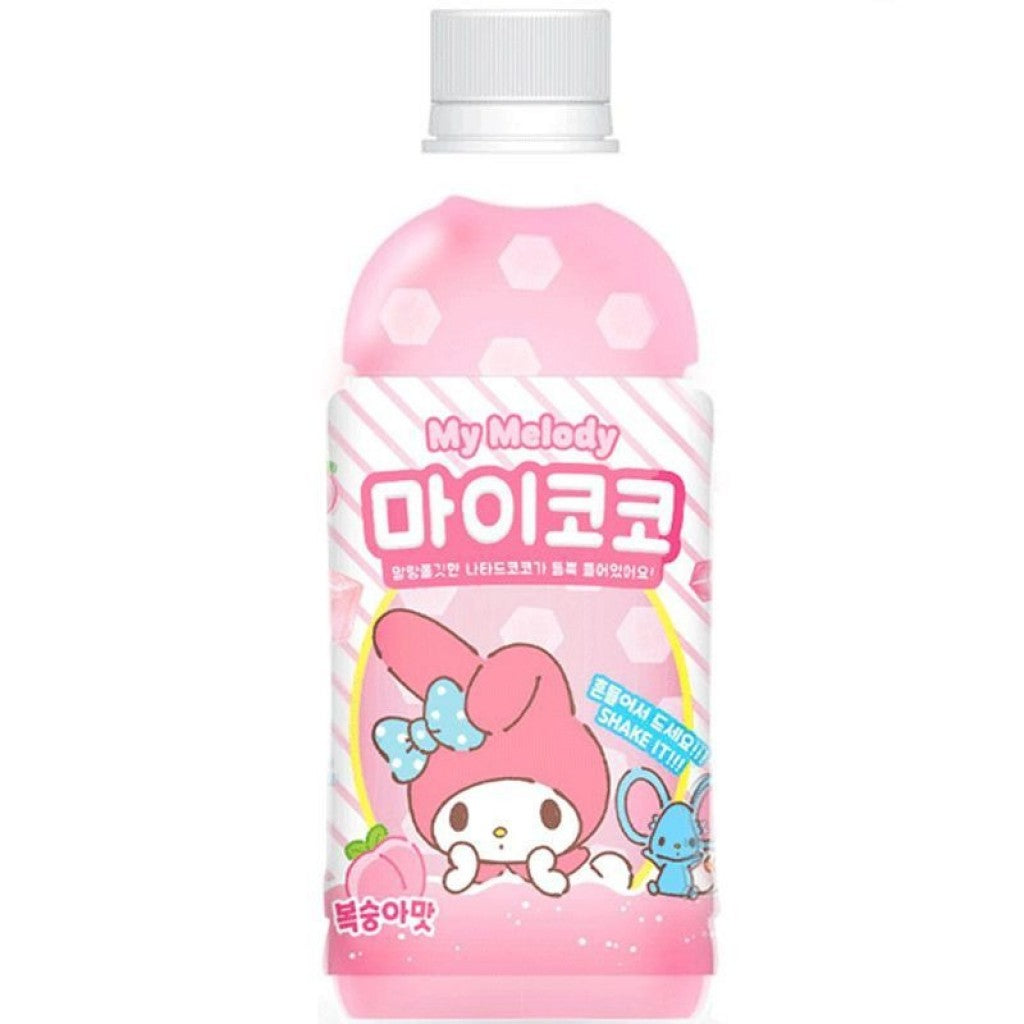 Bebida Saborizada de Pêssego com Fruta Adoçada My Coco Peach 340ml Sanrio