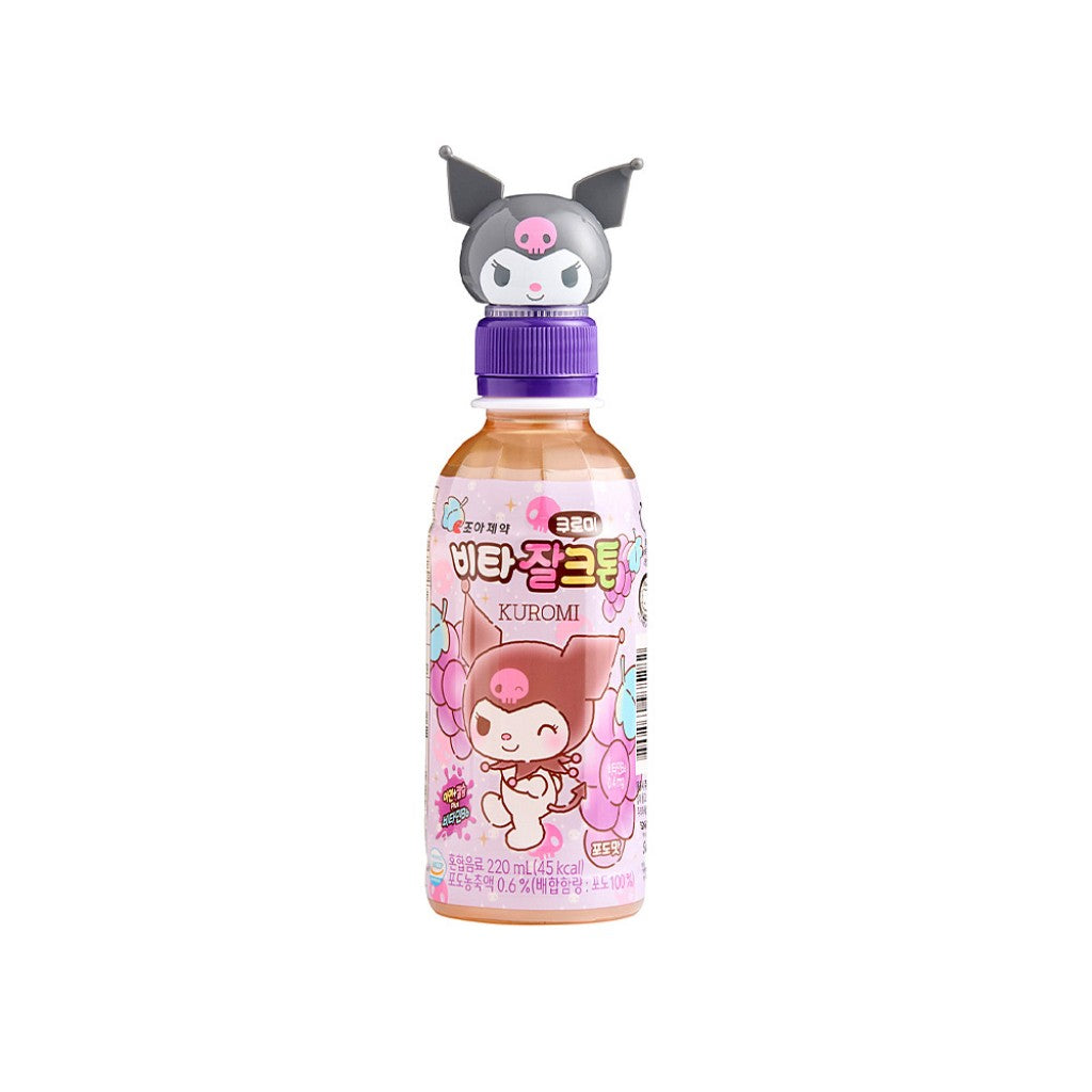 Bebida Saborizada de Uva Kuromi 220ml Keumkang