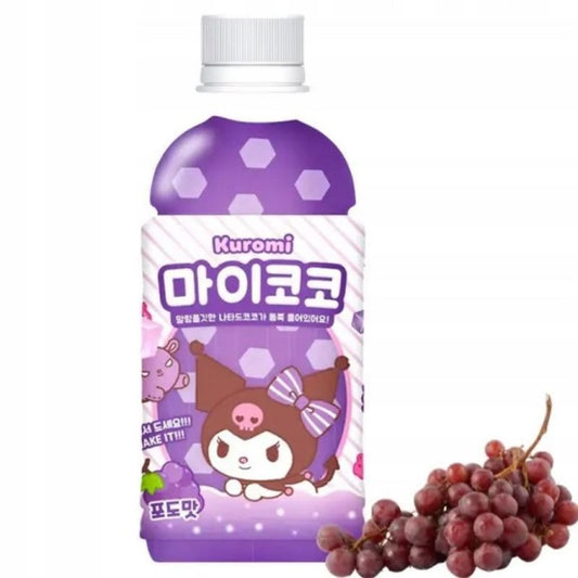 Bebida Saborizada de Uva com Fruta Adocicada My Coco Grape 340ml Sanrio