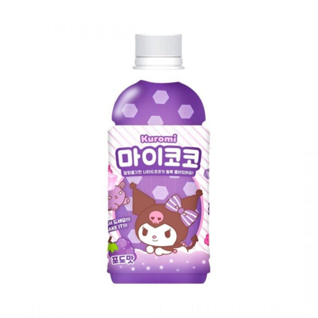 Bebida Saborizada de Uva com Fruta Adocicada My Coco Grape 340ml Sanrio