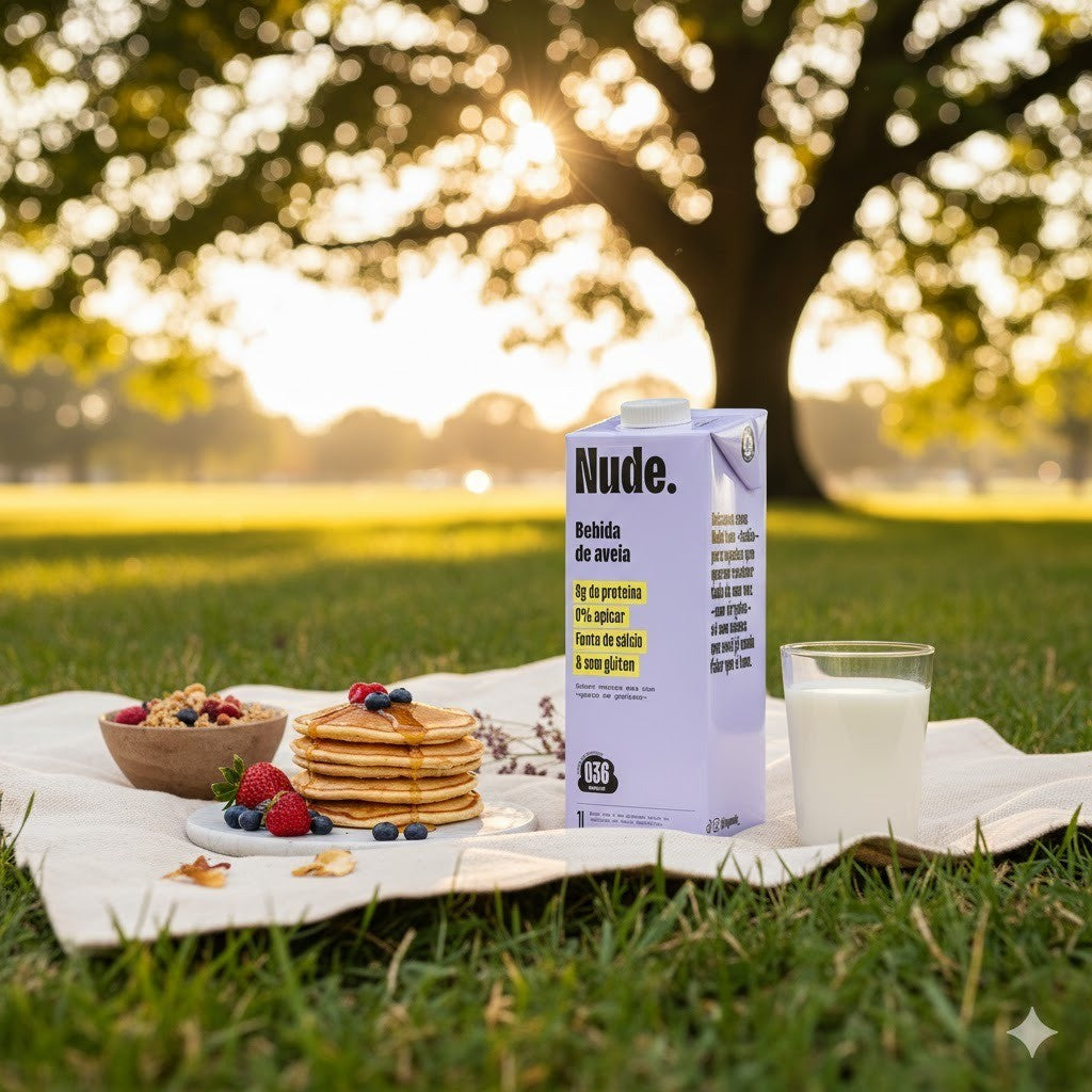 Bebida de Aveia 8g Proteina Tudão 1L Nude