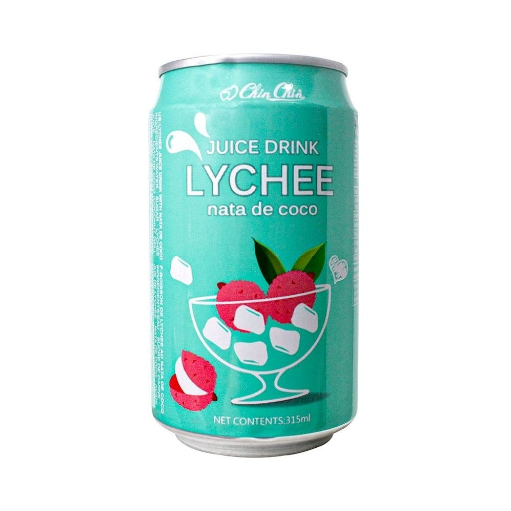Bebida de Lichia com Gelatina de Nata de Coco 315ml Chin Chin