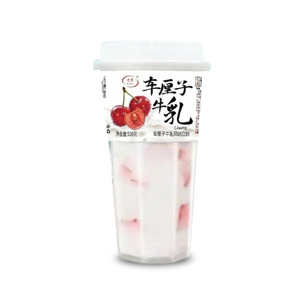 Bebida Sabor Leite de Cereja 520ml Zhenchun
