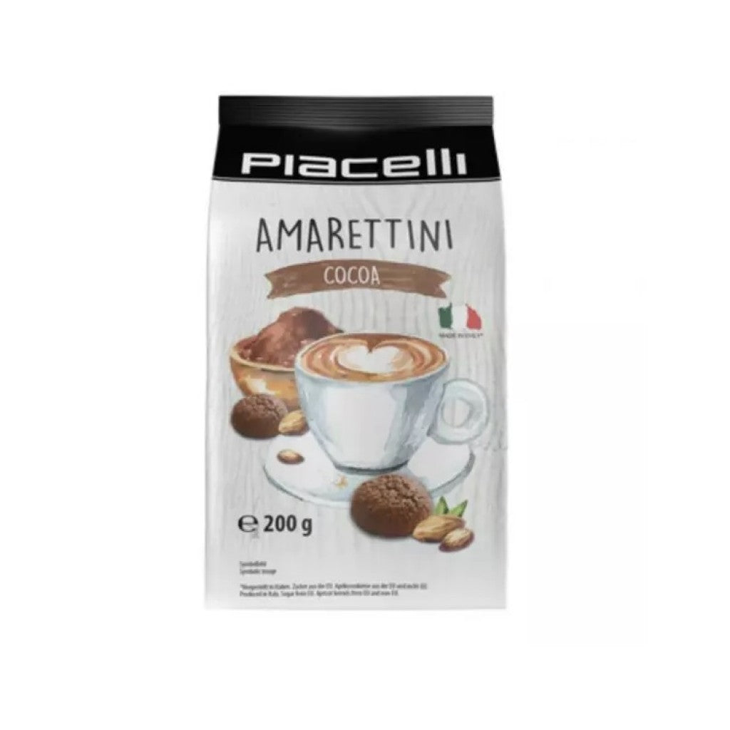 Biscoito Amarettini com Chocolate 200g Piacelli