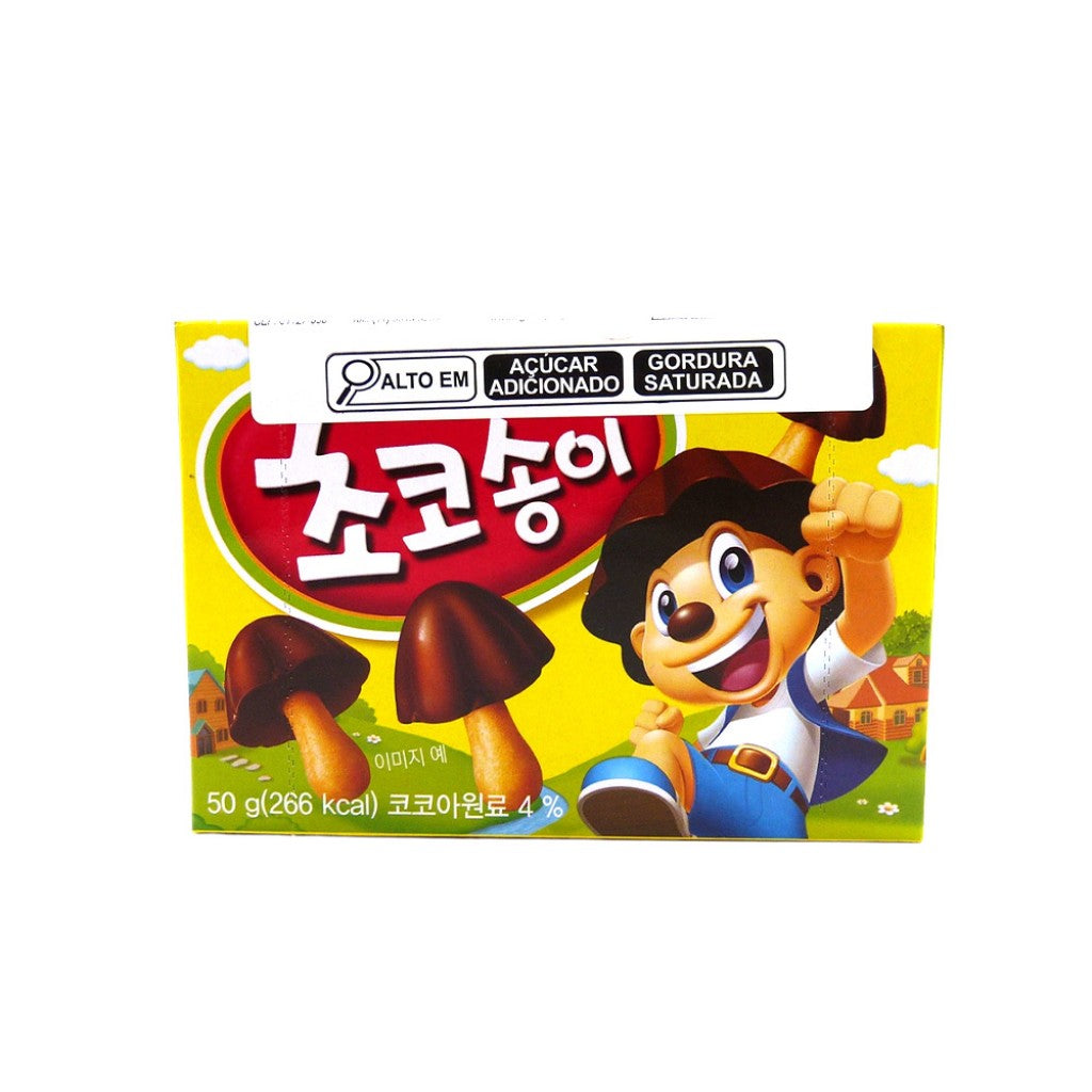 Biscoito Choco Boy Cogumelo Zangle 50g Orion