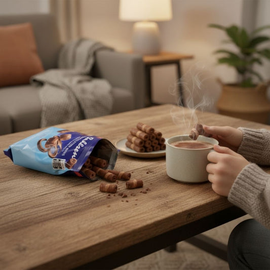 Biscoito Coberto com Chocolate ao Leite Waffeletten Minis Milk 130g Bahlsen