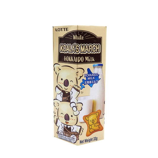 Biscoito Koala Sabor Chocolate Branco Lotte 33g