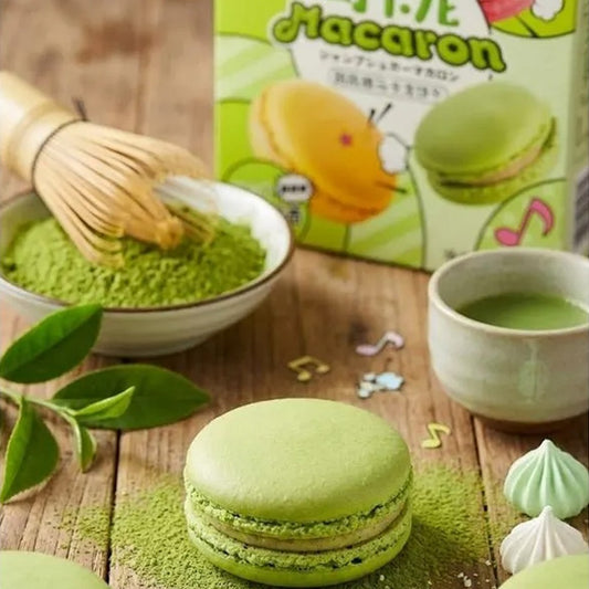 Biscoito Macaron Sabor Matcha 132g Gangfu