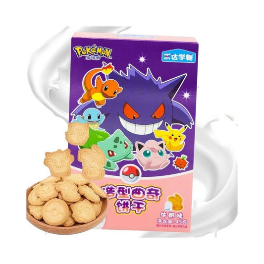 Biscoito Pokemon sabor Leite 45g Erda Xuetang