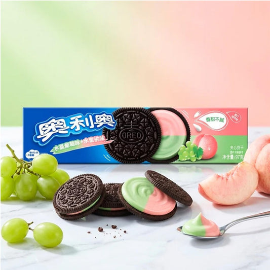 Biscoito Sabor Uva e Pêssego 97g Oreo