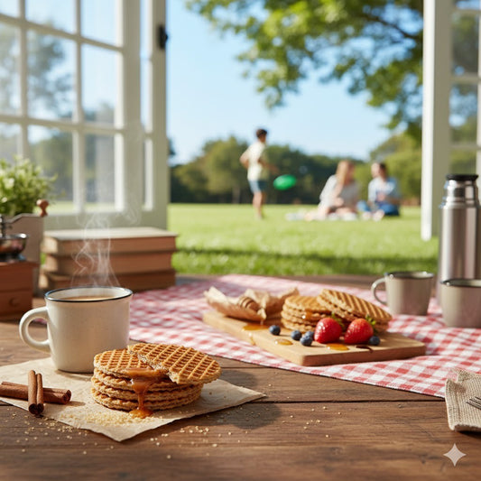 Biscoito Stroopwafel 230g Moinho Wafers