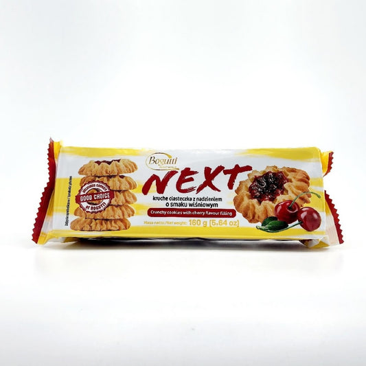 Biscoito com Recheio de Cereja Next 160g Bogutti