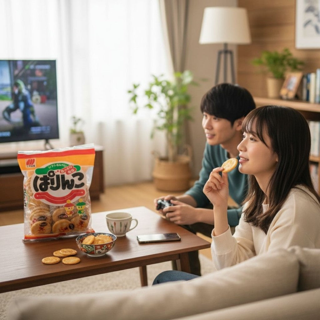 Biscoito De Arroz Salgado Parinko 95,4g Sanko