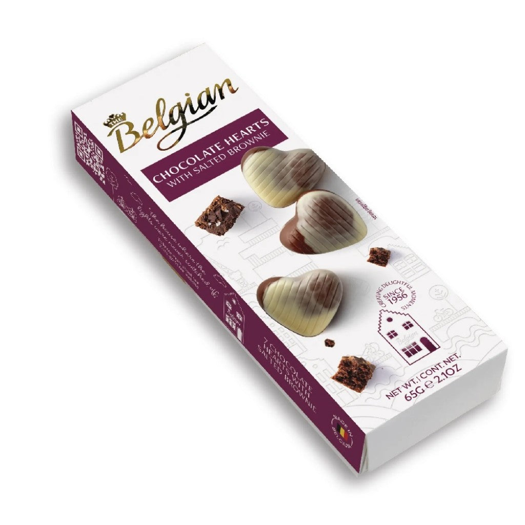 Bombons de Chocolate Sabor Brownie 65g Belgian