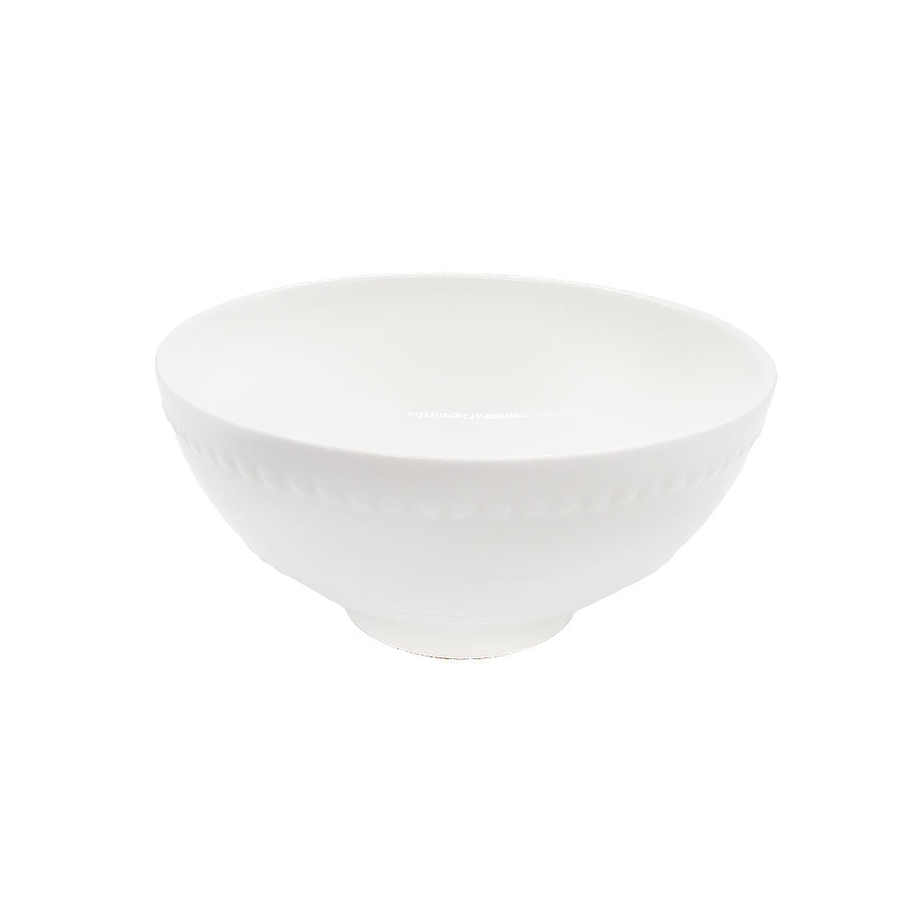 Bowl de Porcelana New Bone Pearl Branco 13,5x6,5cm