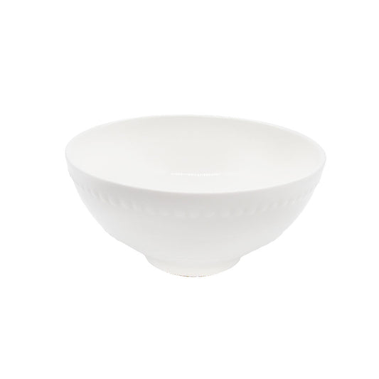Bowl de Porcelana New Bone Pearl Branco 13,5x6,5cm