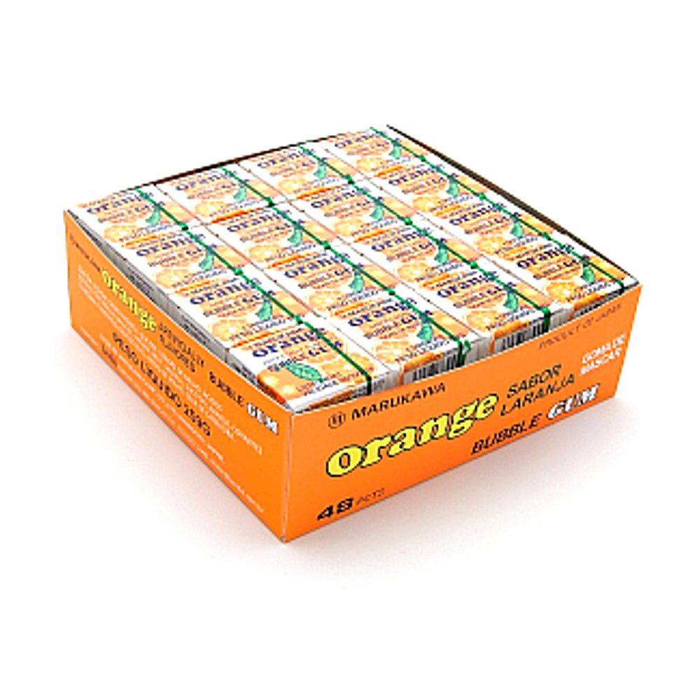 Chiclete Sabor Laranja 5,4g - VENCIMENTO 13/06/2026