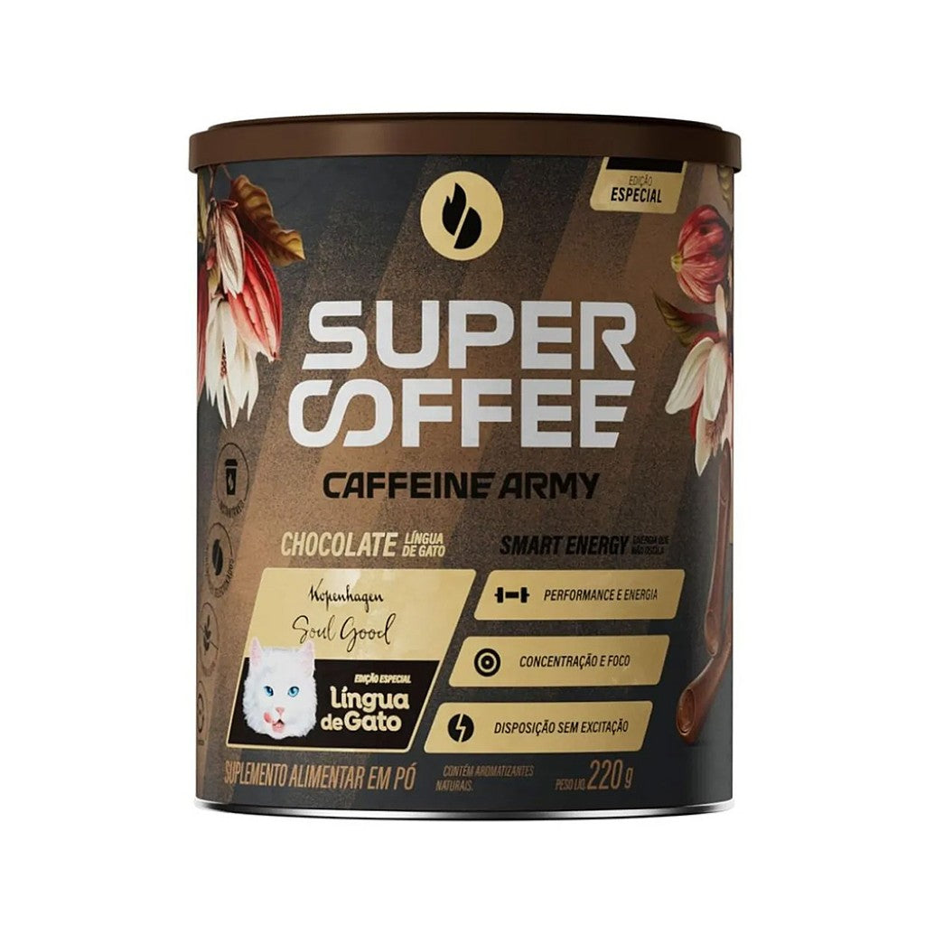 Suplemento Chocolate Lingua de Gato 220g Supercoffee