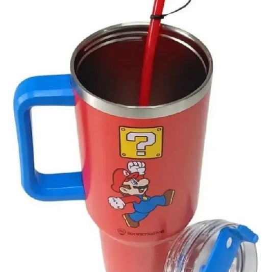 Caneca Tumbler Super Mario 1,15L Zona Criativa