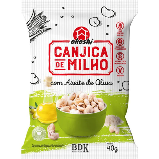 Canjica de Milho com Azeite de Oliva 40g Okoshi