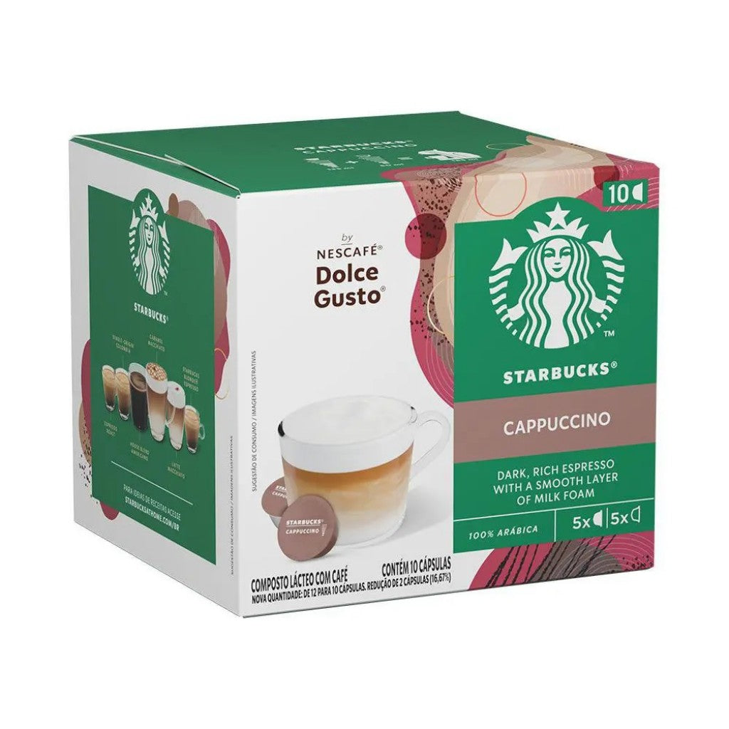 Cappuccino Starbucks Dolce Gusto - 10 Cápsulas Nescafé