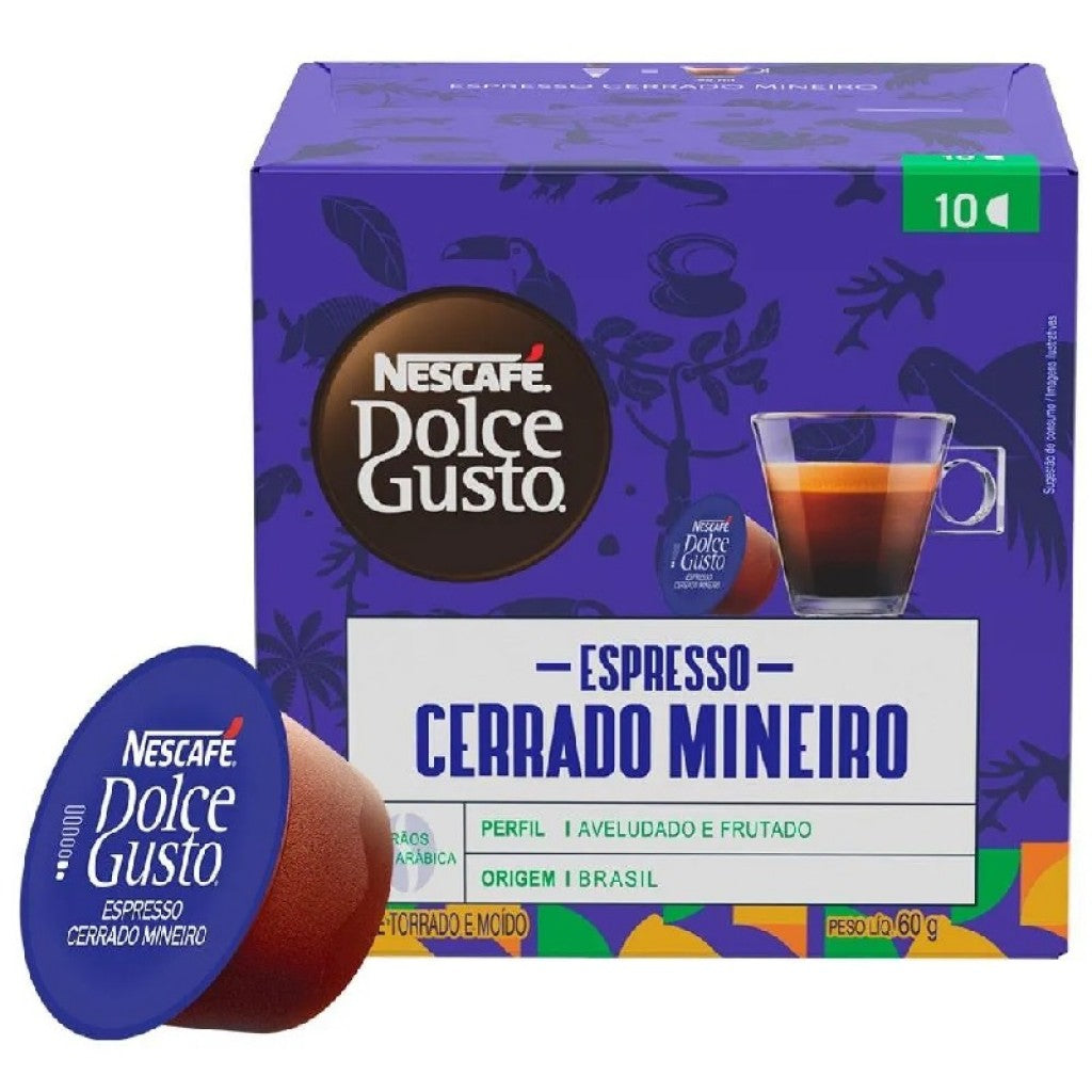Café Espresso Cerrado Mineiro 60g - Nescafé Dolce Gusto