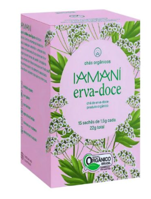 Cha Organico Erva Doce 22g - Iamani