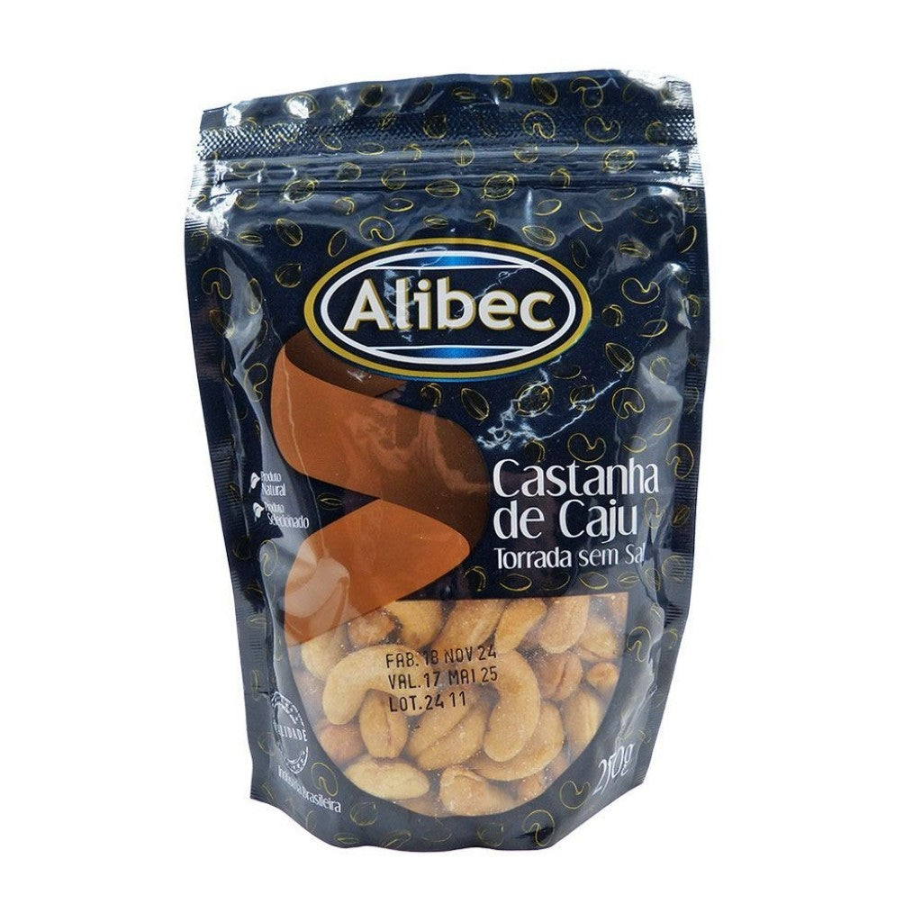 Castanha de Caju Torrada sem Sal 250g Alibec