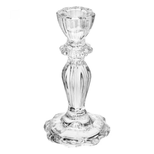 Castiçal de Vidro Argos 16cm Wolff