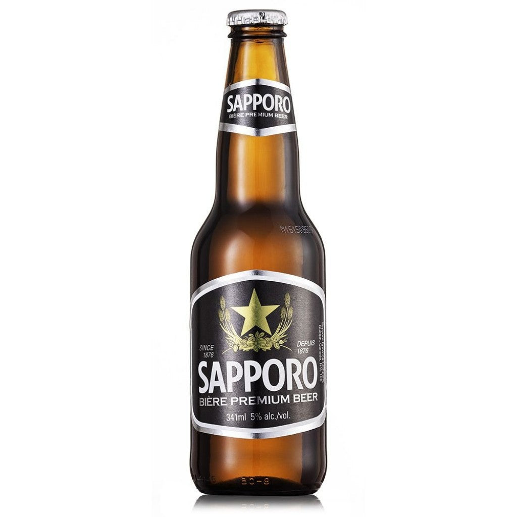Cerveja Japonesa Clara Premium Long Neck 355ml Sapporo