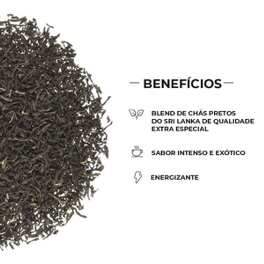 Chá Preto Ceylon 100% Puro Impra 250g: Sabor Autêntico, Energia e Bem-Estar  Qualidade Premium