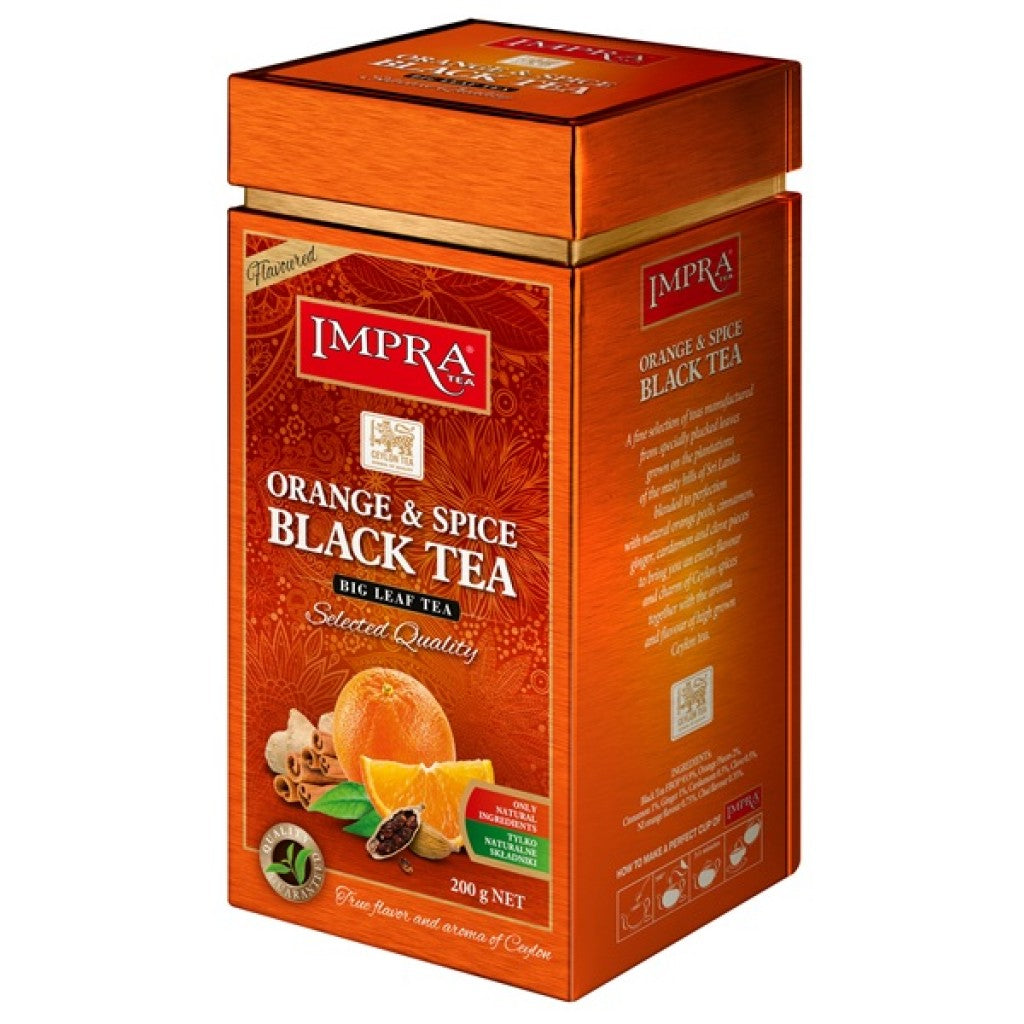 Chá Preto Laranja e Especiarias 200g Impra
