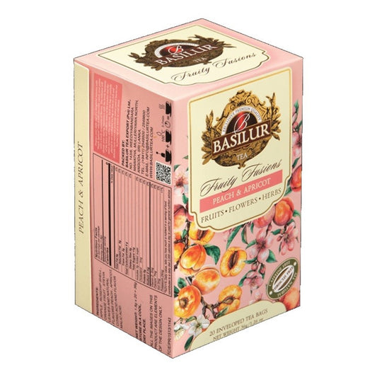 Chá Preto Pêssego e Damasco 36g Basilur