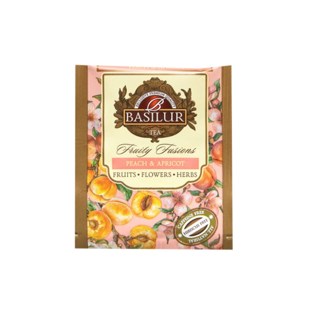 Chá Preto Pêssego e Damasco 36g Basilur