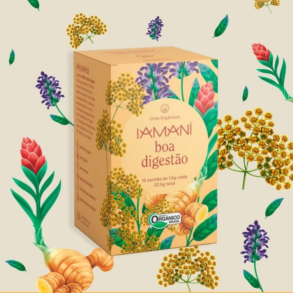 Chá Orgânico Boa Digestão 22g Iamaní