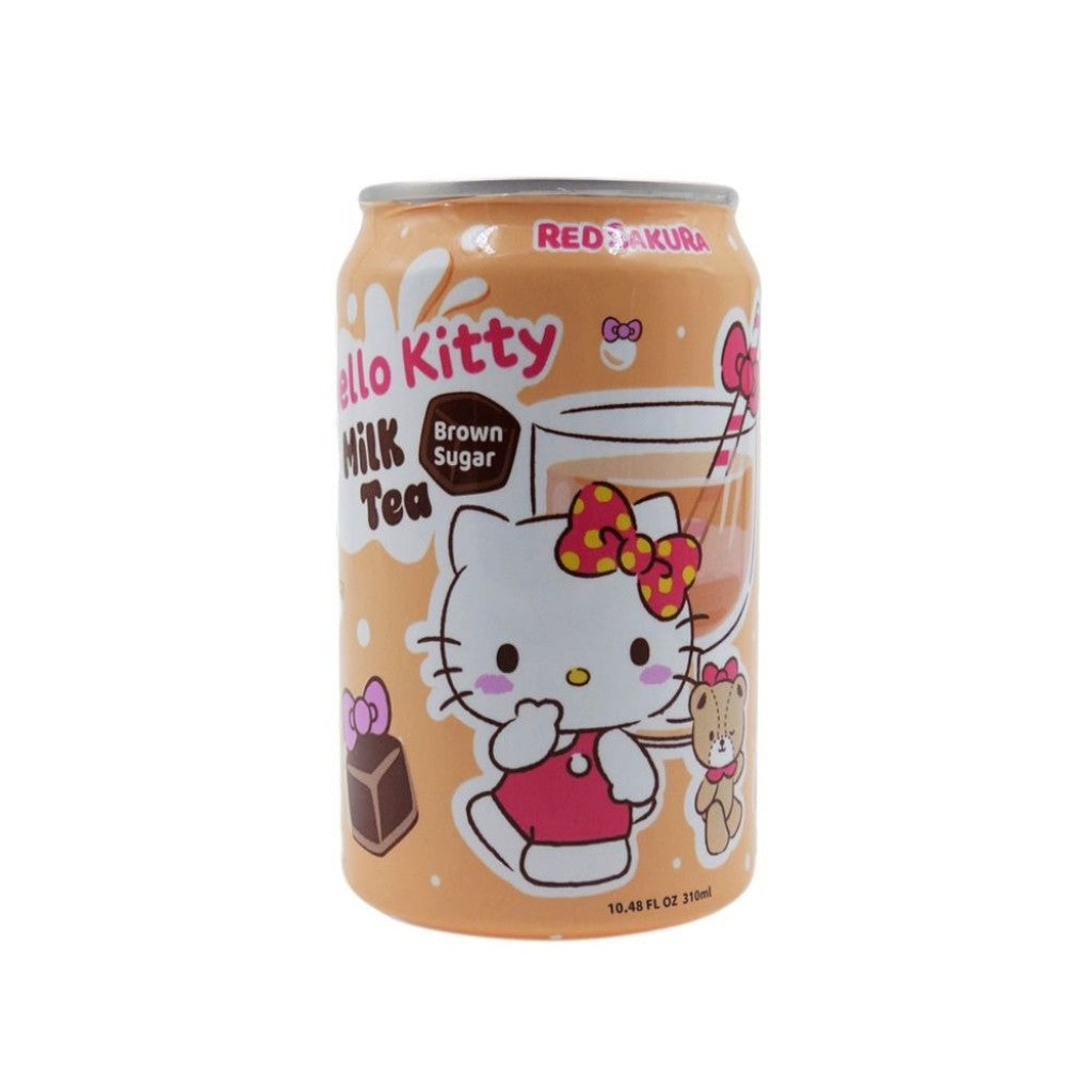 Chá Preto Leite e Açúcar Mascavo Hello Kitty 310ml Red Sakura