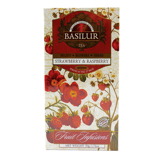 Chá Preto Morango e Framboesa 45g